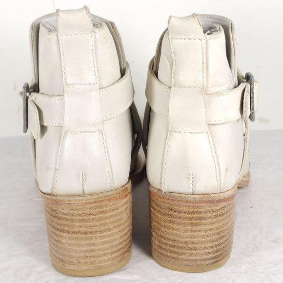 Free People Women's Back Loop US7,5 EU38 Bone Strappy Ankle Booties boot - Picture 11 of 16